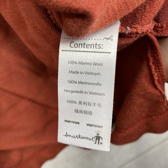 Smartwool Sweater Top Womens M Purple Brick Cowl Neck 100% Merino Wool Pullover - Picture 4 of 8